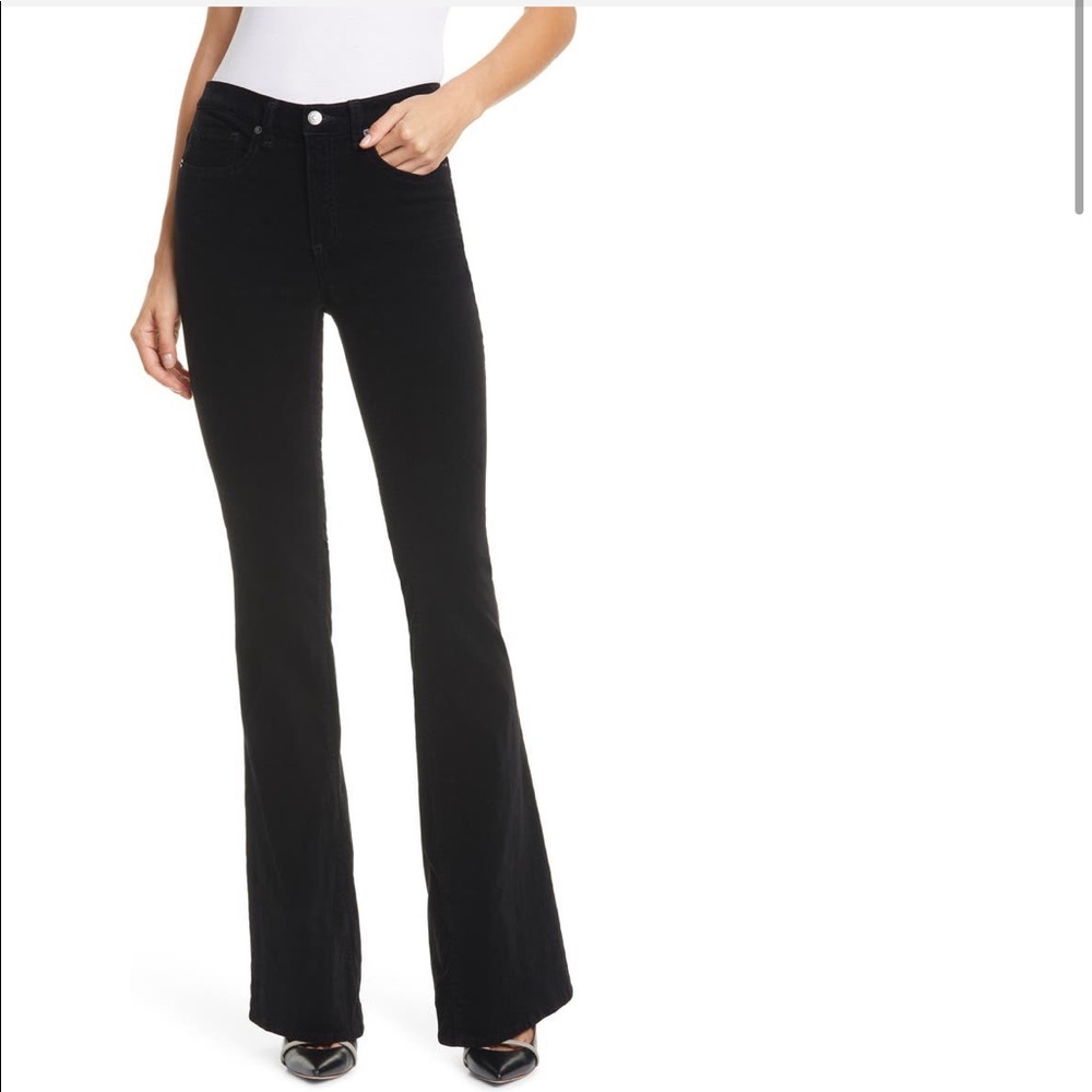 Veronica Beard Velvet skinny flare Jeans